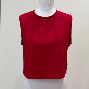 SHEIN Bold Red Crop Top